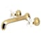 Kingston Brass KS4122PX Metropolitan 2-Handle Wall Mount Bathroom Faucet, Brass KS4122PX - alternate 1